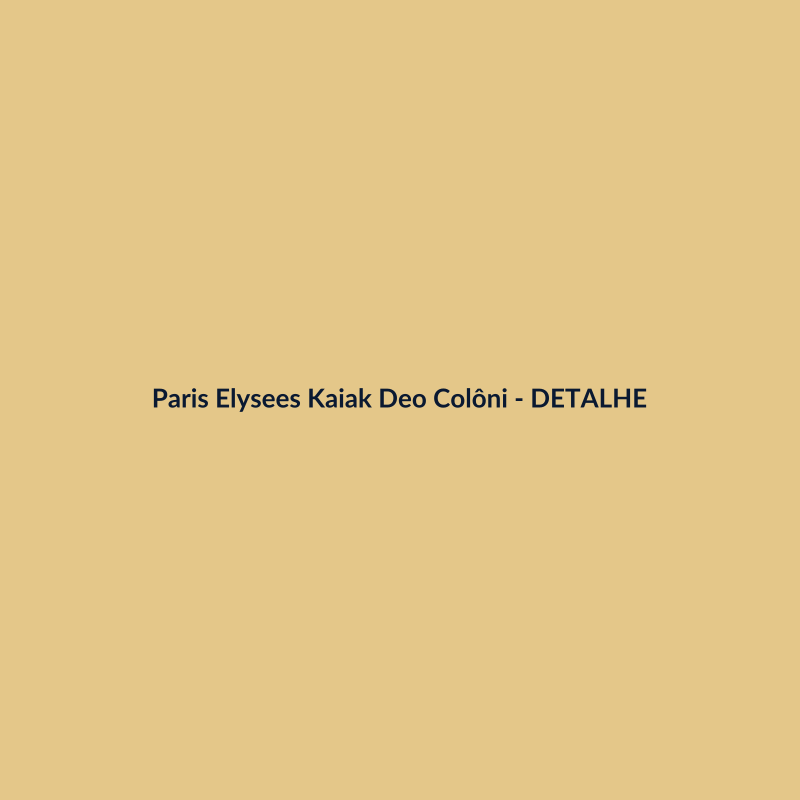Paris Elysees Kaiak Deo Colônia Nacional 200ml - imagem 3