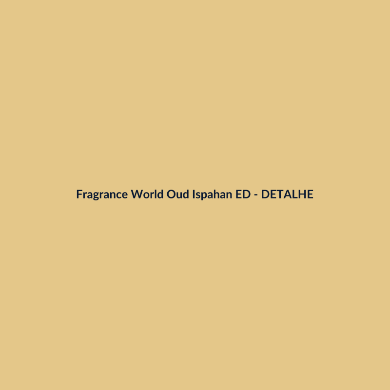 Fragrance World Oud Ispahan EDP Perfume Árabe 50ml - imagem 3