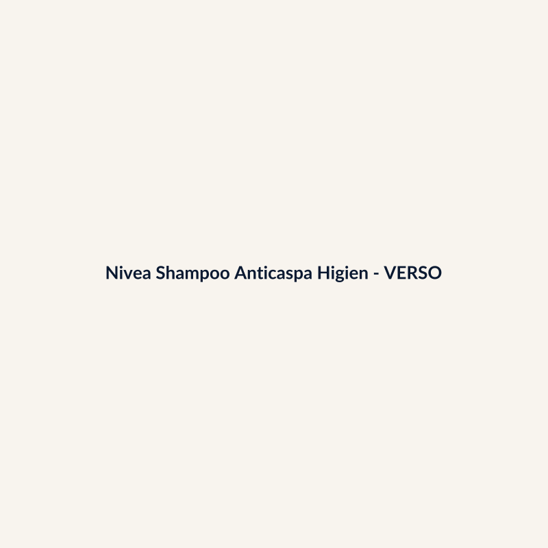Nivea Shampoo Anticaspa Higiene Pessoal Farmácia 90ml - imagem 2