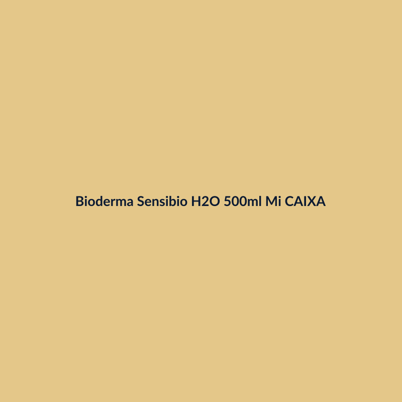 Bioderma Sensibio H2O 500ml Micelar CAIXA