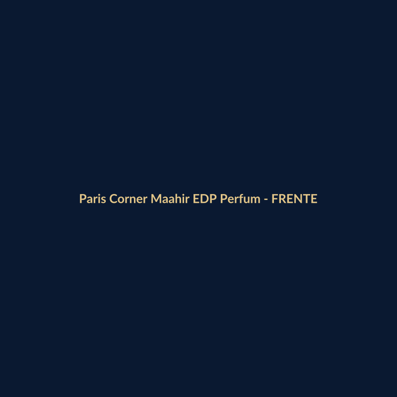 Paris Corner Maahir EDP Perfume Árabe 30ml - imagem 1