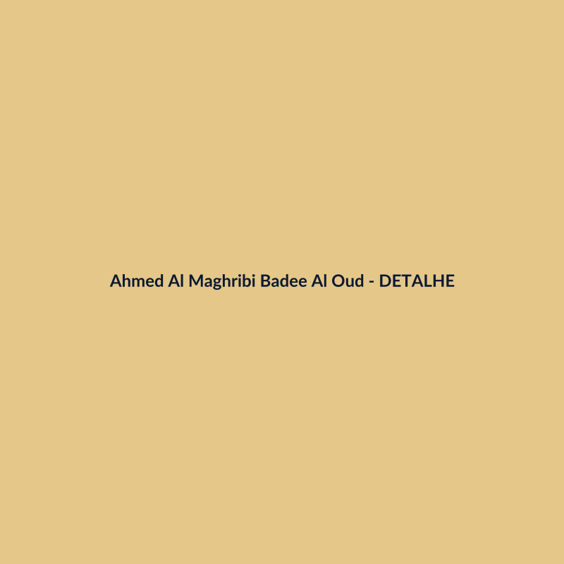 Ahmed Al Maghribi Badee Al Oud EDP Perfume Árabe 30ml - imagem 3