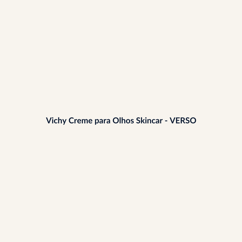Vichy Creme para Olhos Skincare 30ml - imagem 2