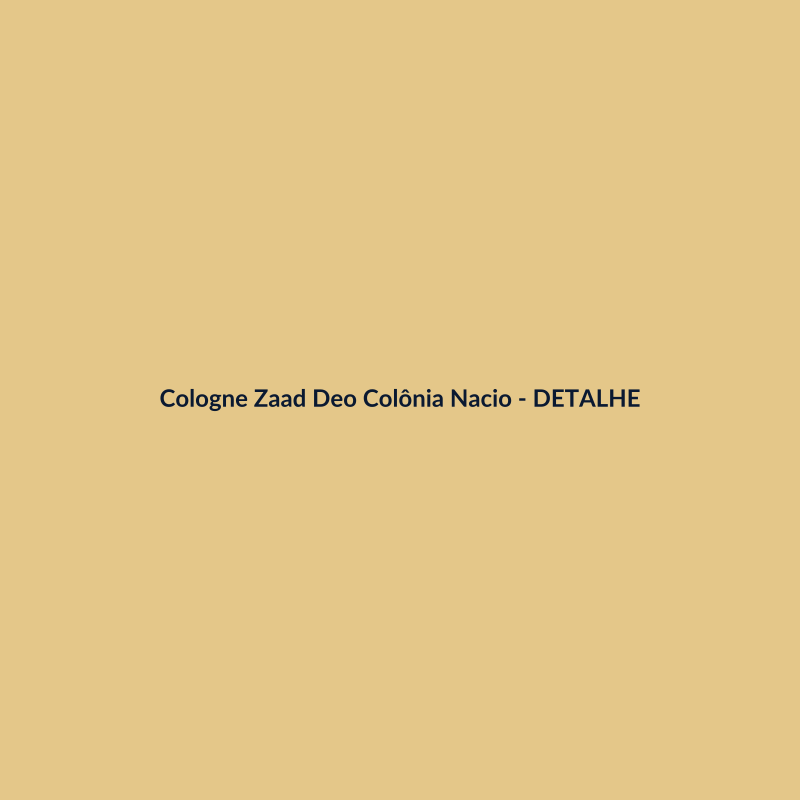 Cologne Zaad Deo Colônia Nacional 100ml - imagem 3
