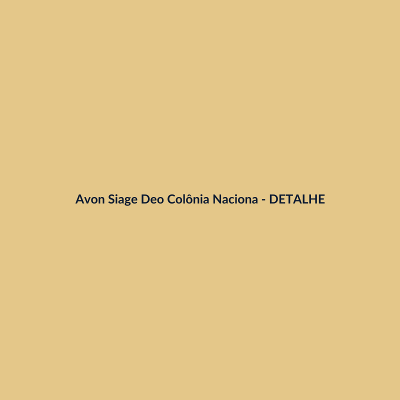 Avon Siage Deo Colônia Nacional 100ml - imagem 3