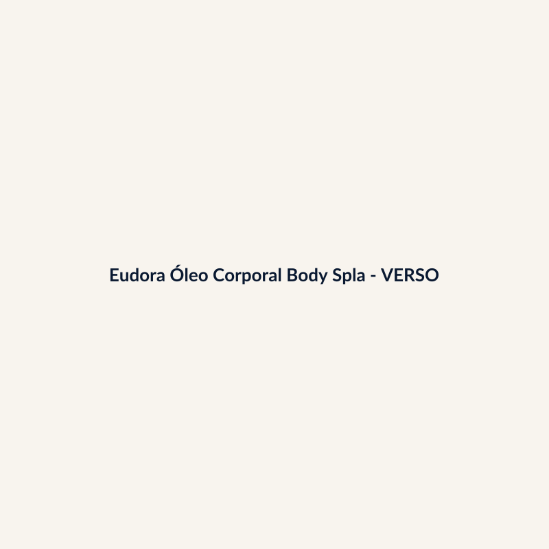 Eudora Óleo Corporal Body Splash Hidratante 100g - imagem 2