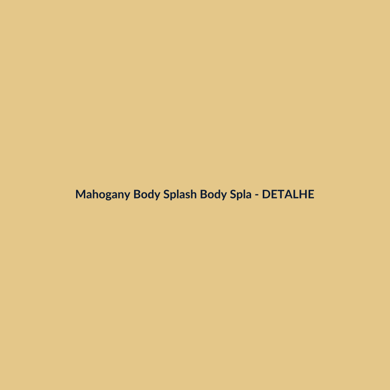 Mahogany Body Splash Body Splash Hidratante 100ml - imagem 3