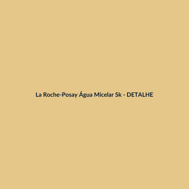 La Roche-Posay Água Micelar Skincare 30ml - imagem 3
