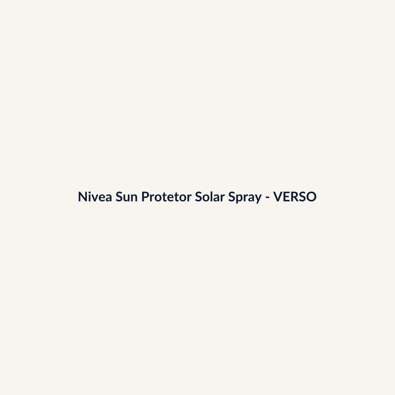 Nivea Sun Protetor Solar Spray FPS 50 Protetor Solar 30ml - imagem 2