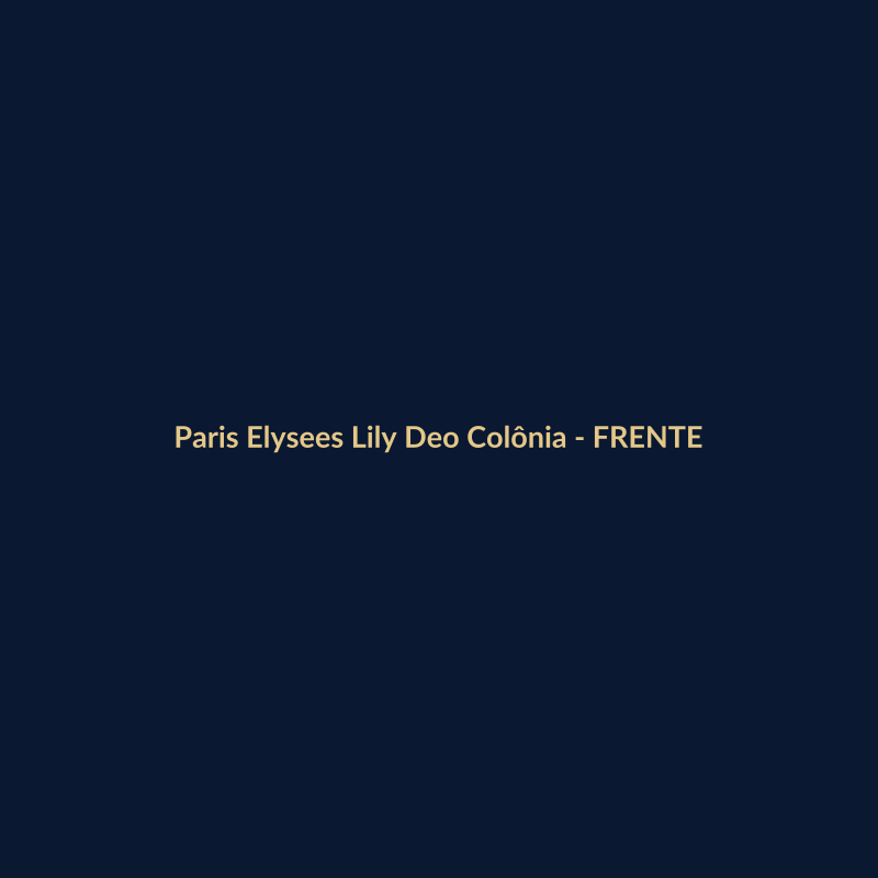 Paris Elysees Lily Deo Colônia Nacional 60ml - imagem 1