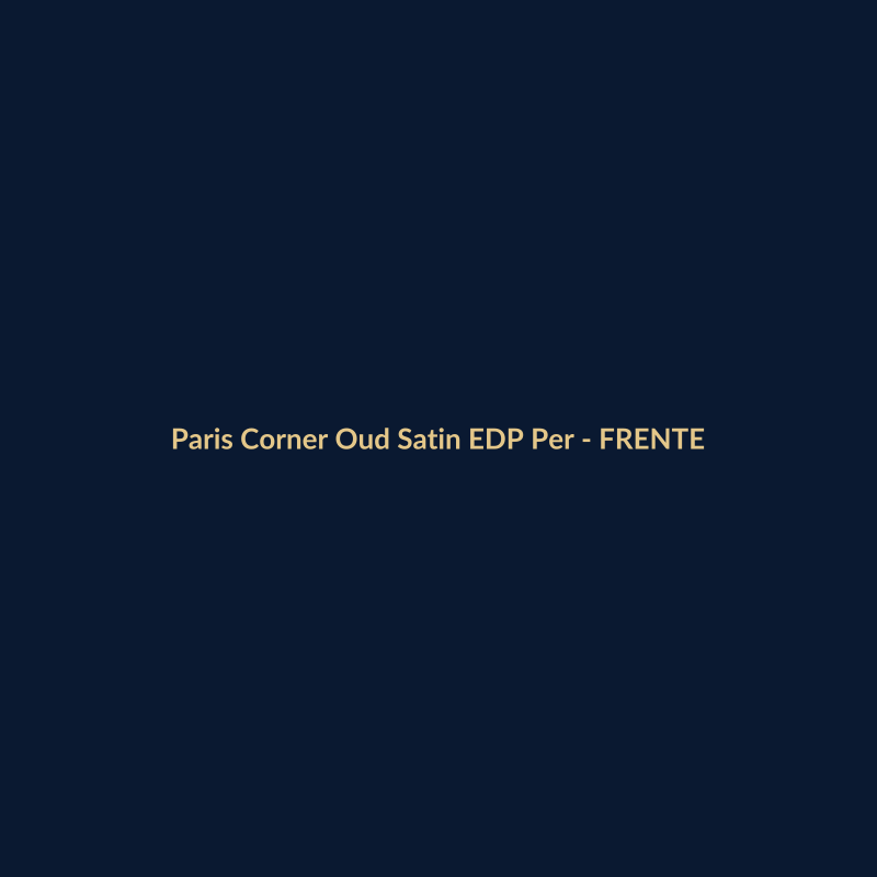 Paris Corner Oud Satin EDP Perfume Árabe 30ml - imagem 1
