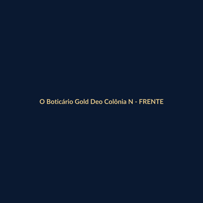 O Boticário Gold Deo Colônia Nacional 50ml - imagem 1
