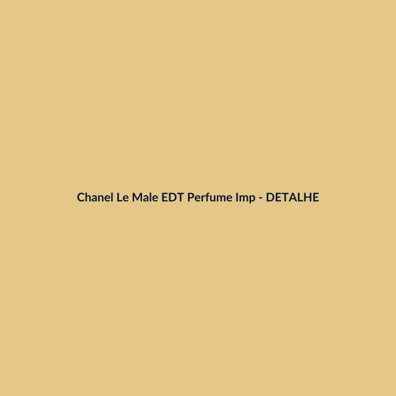 Chanel Le Male EDT Perfume Importado 90ml - imagem 3