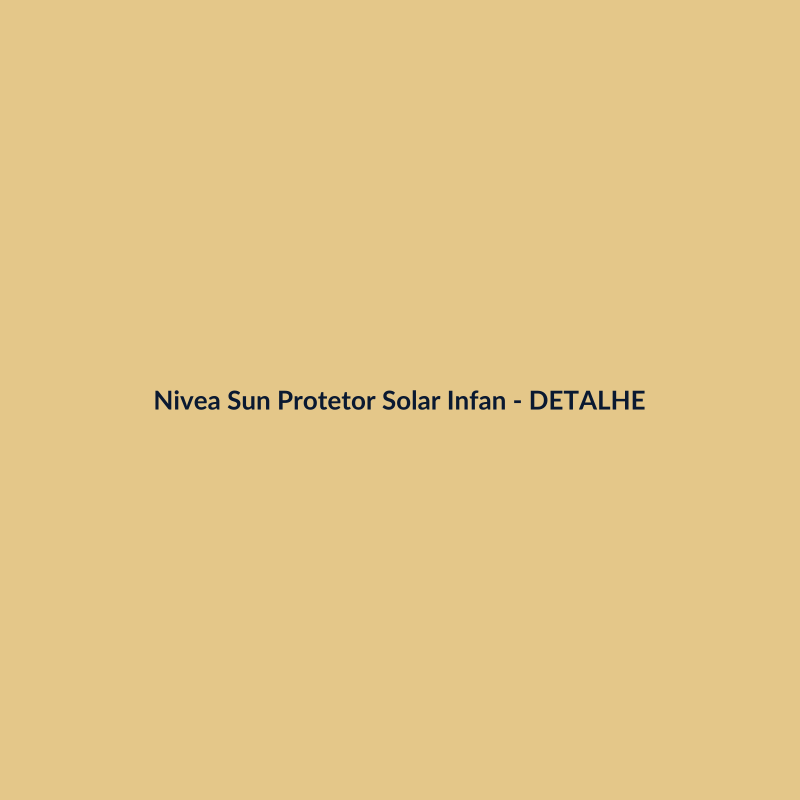 Nivea Sun Protetor Solar Infantil FPS 60 Protetor Solar 60ml - imagem 3