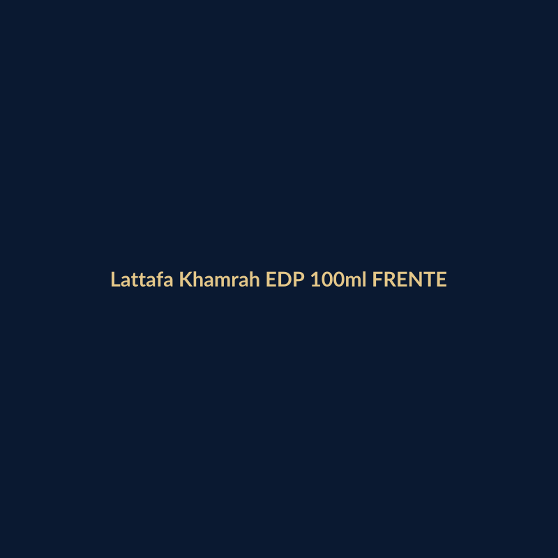 Lattafa Khamrah EDP 100ml FRENTE