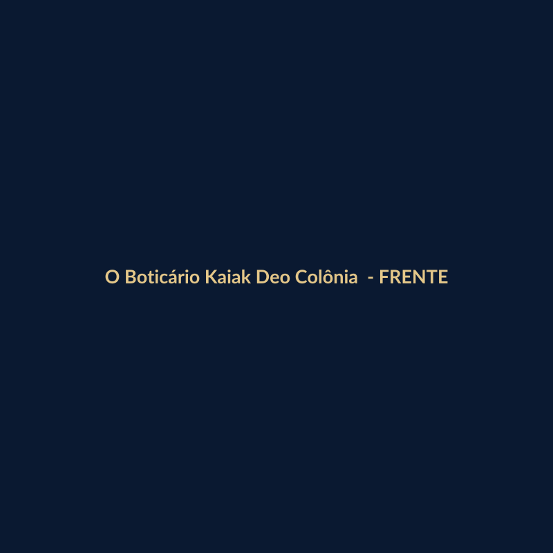 O Boticário Kaiak Deo Colônia Nacional 100ml - imagem 1