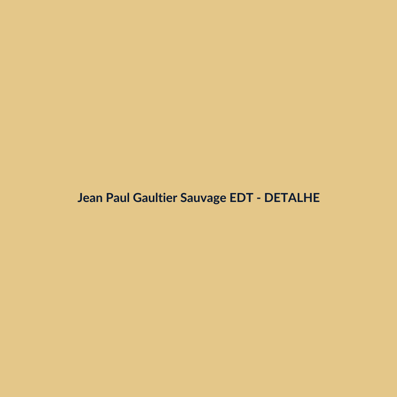 Jean Paul Gaultier Sauvage EDT Perfume Importado 90ml - imagem 3