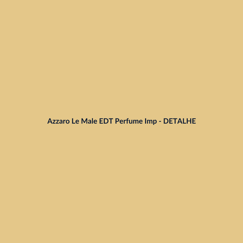 Azzaro Le Male EDT Perfume Importado 30ml - imagem 3