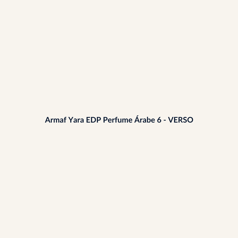 Armaf Yara EDP Perfume Árabe 60ml - imagem 2