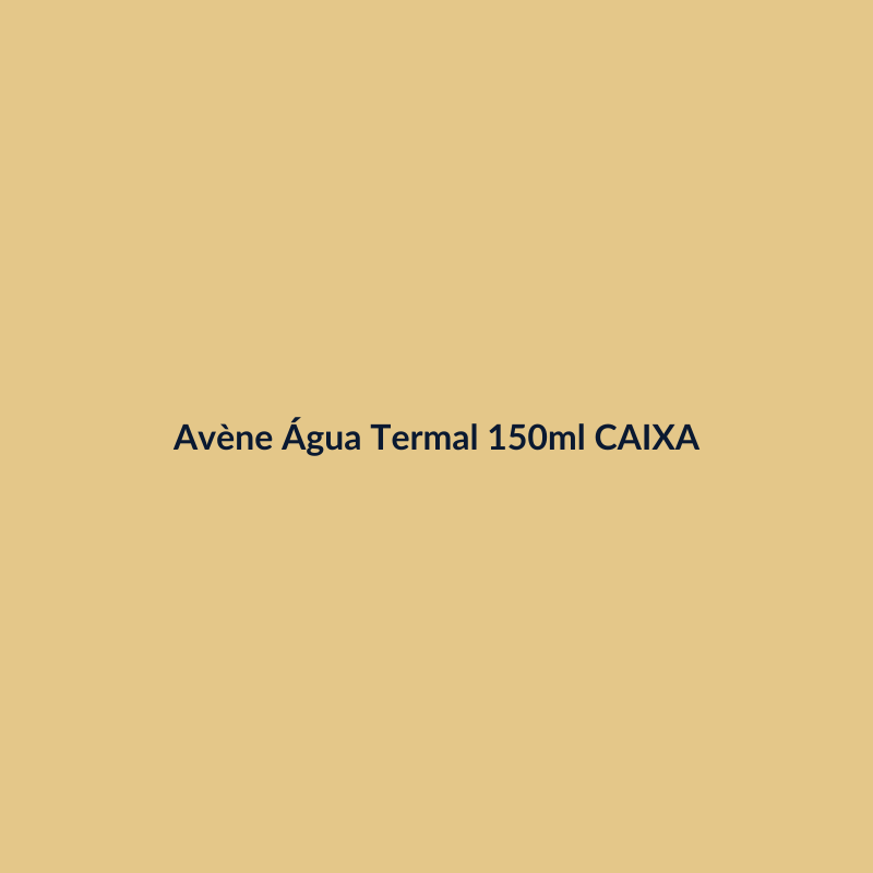 Avène Água Termal 150ml CAIXA
