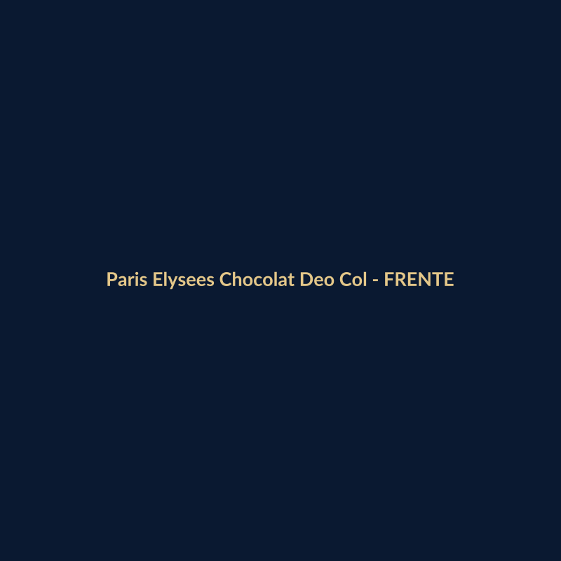 Paris Elysees Chocolat Deo Colônia Nacional 100g - imagem 1