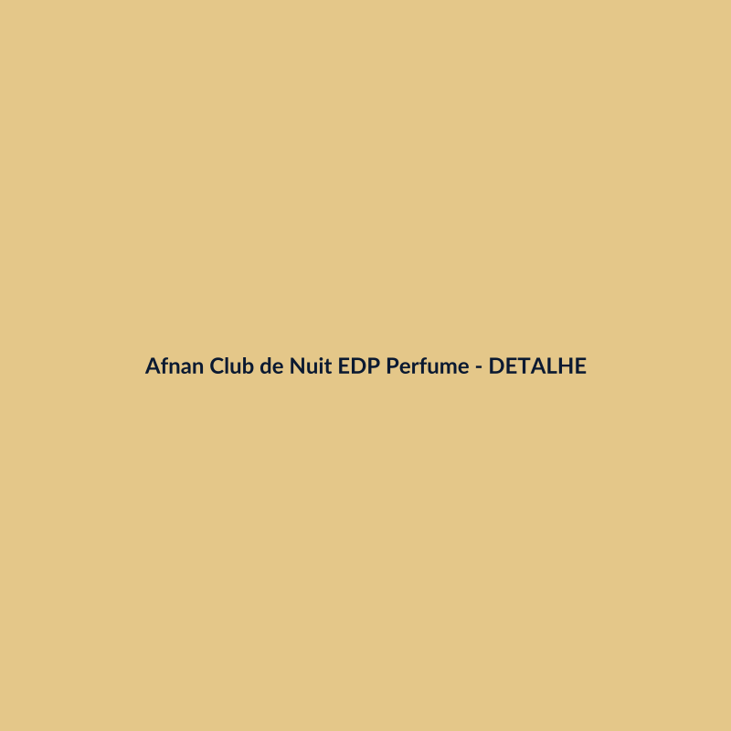 Afnan Club de Nuit EDP Perfume Árabe 60ml - imagem 3