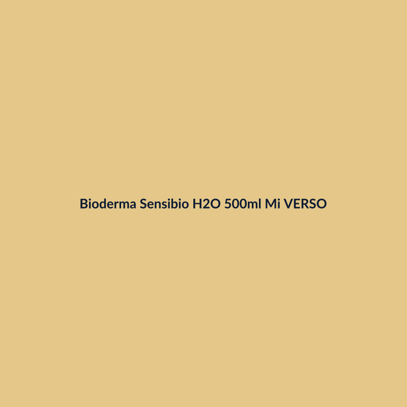 Bioderma Sensibio H2O 500ml Micelar VERSO