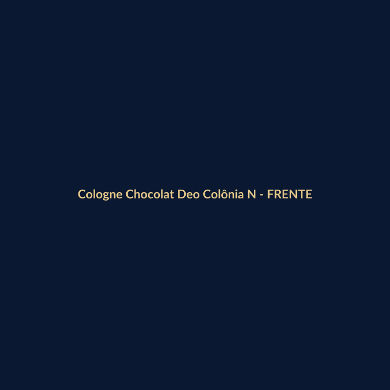 Cologne Chocolat Deo Colônia Nacional 150ml - imagem 1
