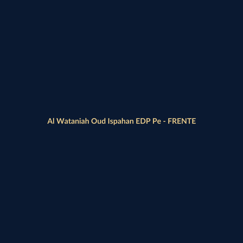 Al Wataniah Oud Ispahan EDP Perfume Árabe 75ml - imagem 1