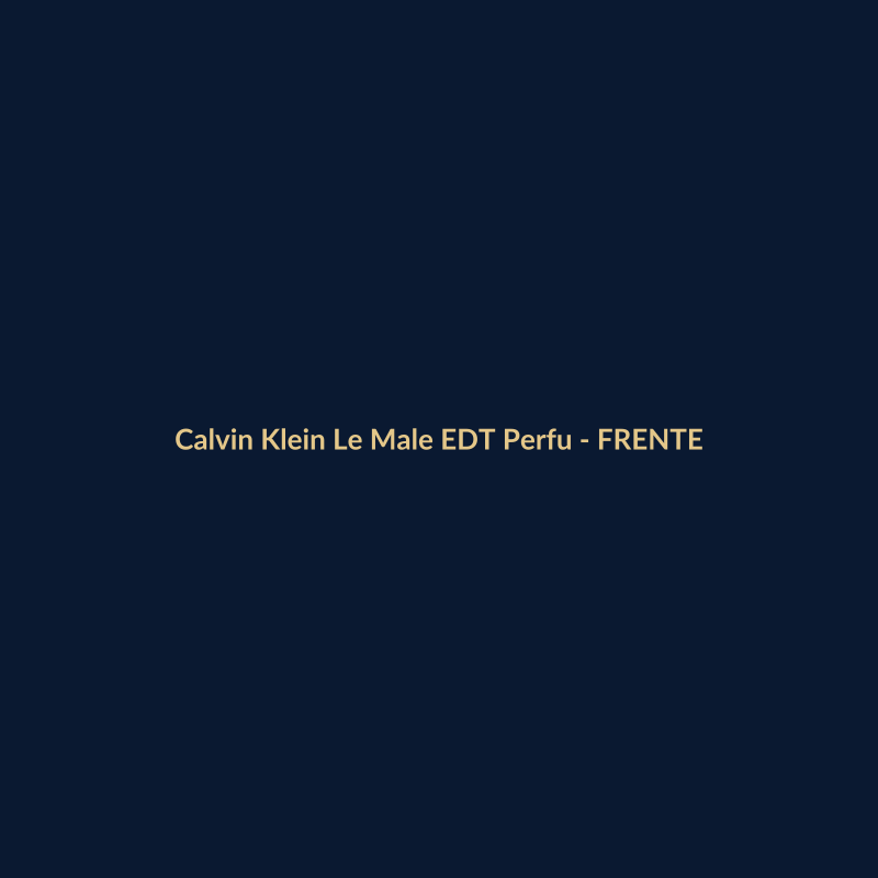 Calvin Klein Le Male EDT Perfume Importado 30ml - imagem 1