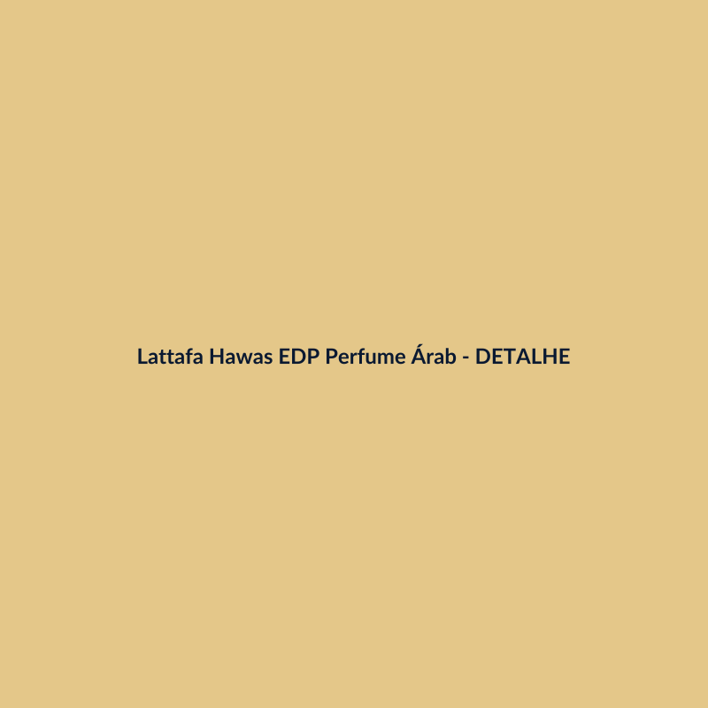 Lattafa Hawas EDP Perfume Árabe 100g - imagem 3