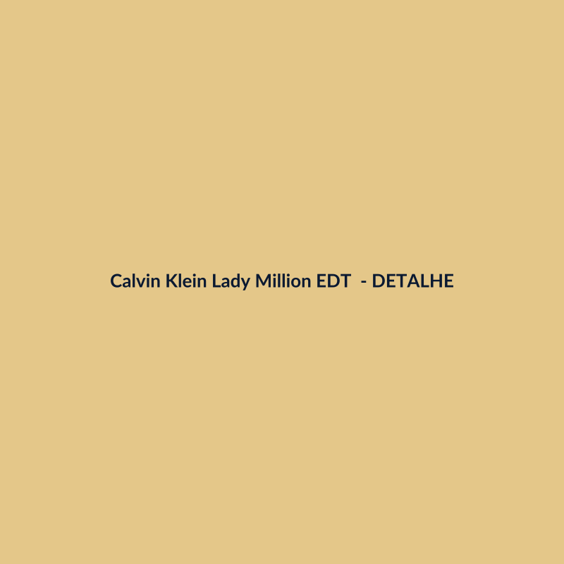 Calvin Klein Lady Million EDT Perfume Importado 400ml - imagem 3