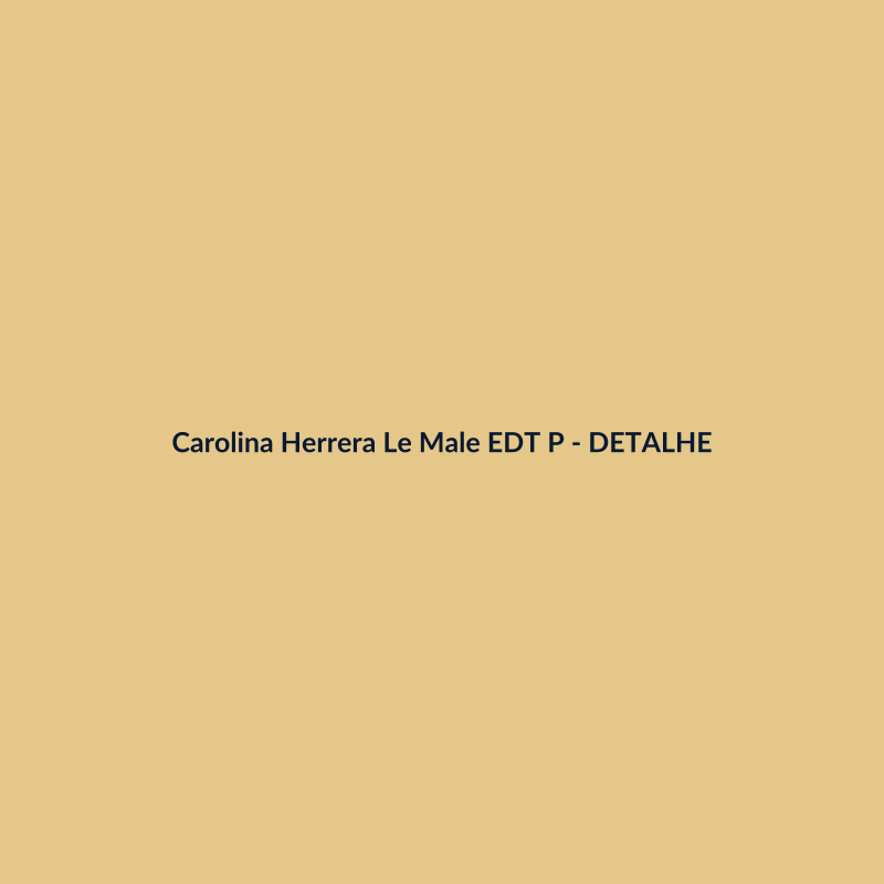 Carolina Herrera Le Male EDT Perfume Importado 60ml - imagem 3