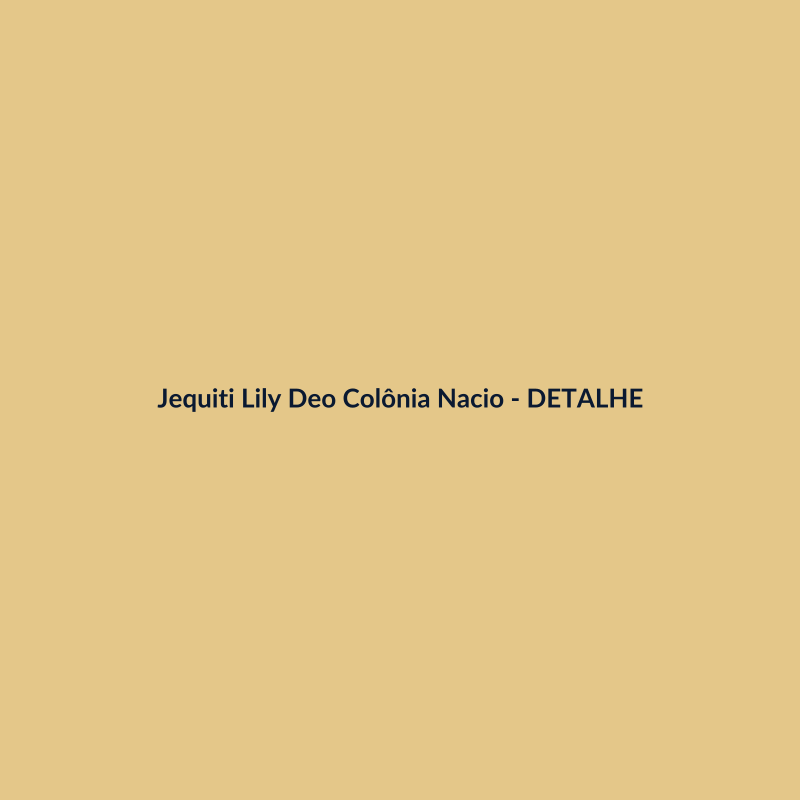 Jequiti Lily Deo Colônia Nacional 50ml - imagem 3