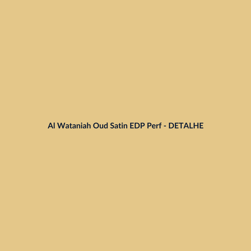 Al Wataniah Oud Satin EDP Perfume Árabe 90ml - imagem 3