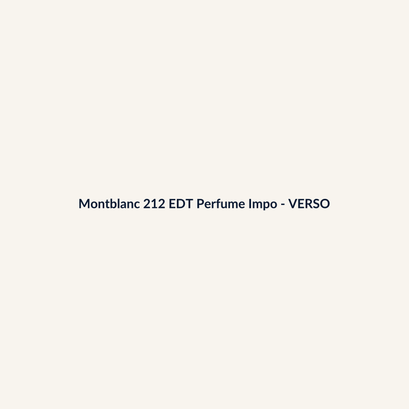 Montblanc 212 EDT Perfume Importado 100ml - imagem 2