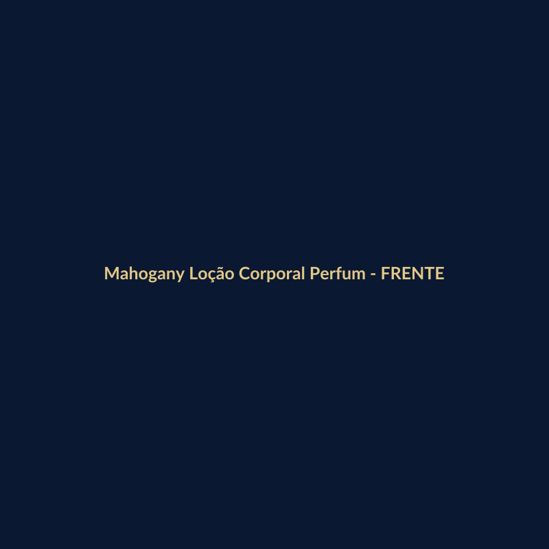 Mahogany Loção Corporal Perfumada Body Splash Hidratante 30ml - imagem 1