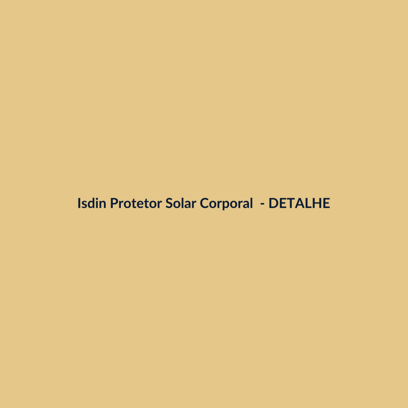 Isdin Protetor Solar Corporal FPS 50 Protetor Solar 100ml - imagem 3