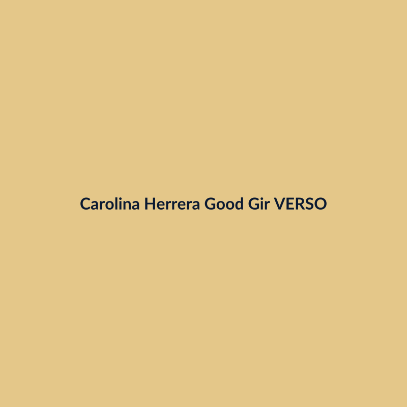 Carolina Herrera Good Girl EDP 80ml VERSO