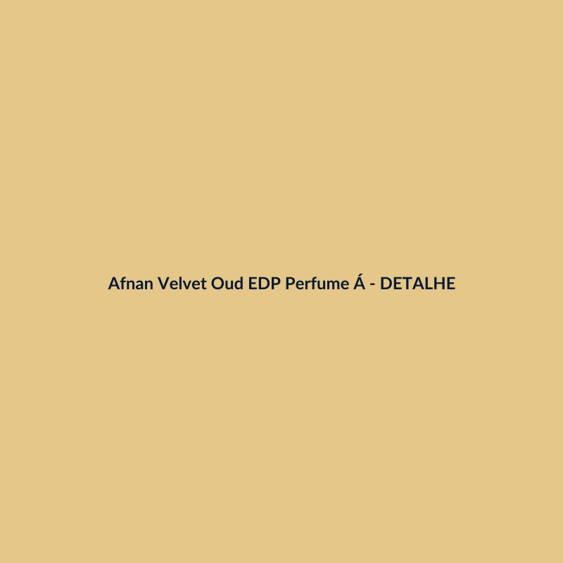 Afnan Velvet Oud EDP Perfume Árabe 30ml - imagem 3