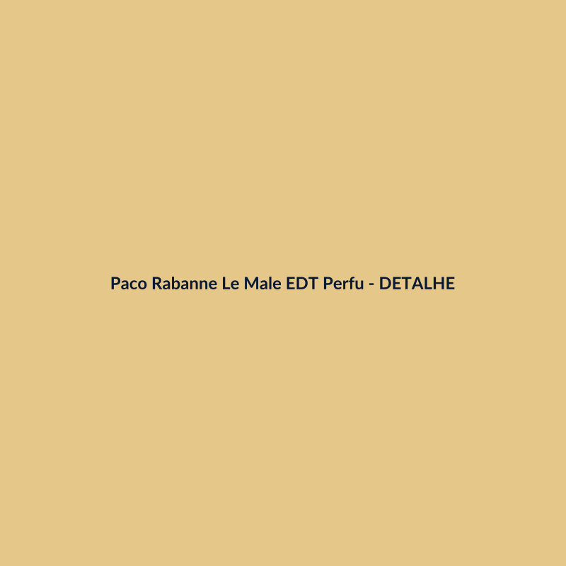 Paco Rabanne Le Male EDT Perfume Importado 30ml - imagem 3