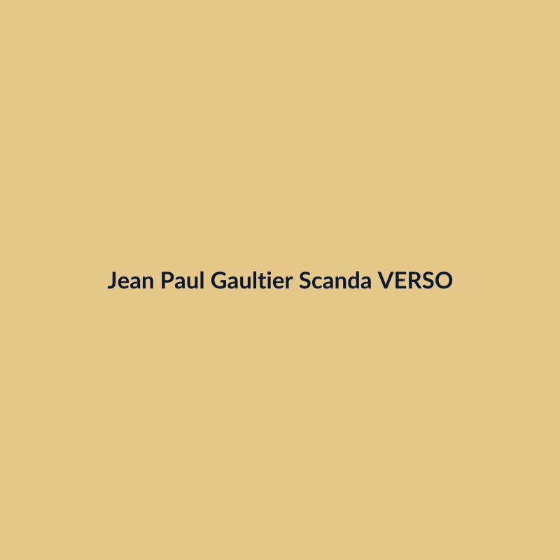 Jean Paul Gaultier Scandal Femme 80ml VERSO