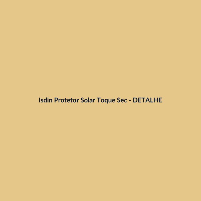 Isdin Protetor Solar Toque Seco FPS 70 Protetor Solar 100ml - imagem 3