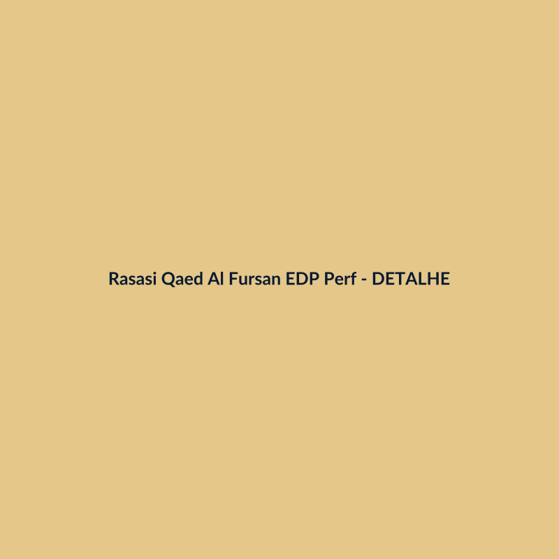 Rasasi Qaed Al Fursan EDP Perfume Árabe 100ml - imagem 3