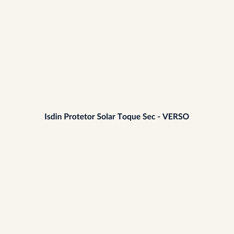 Isdin Protetor Solar Toque Seco FPS 70 Protetor Solar 100ml - imagem 2