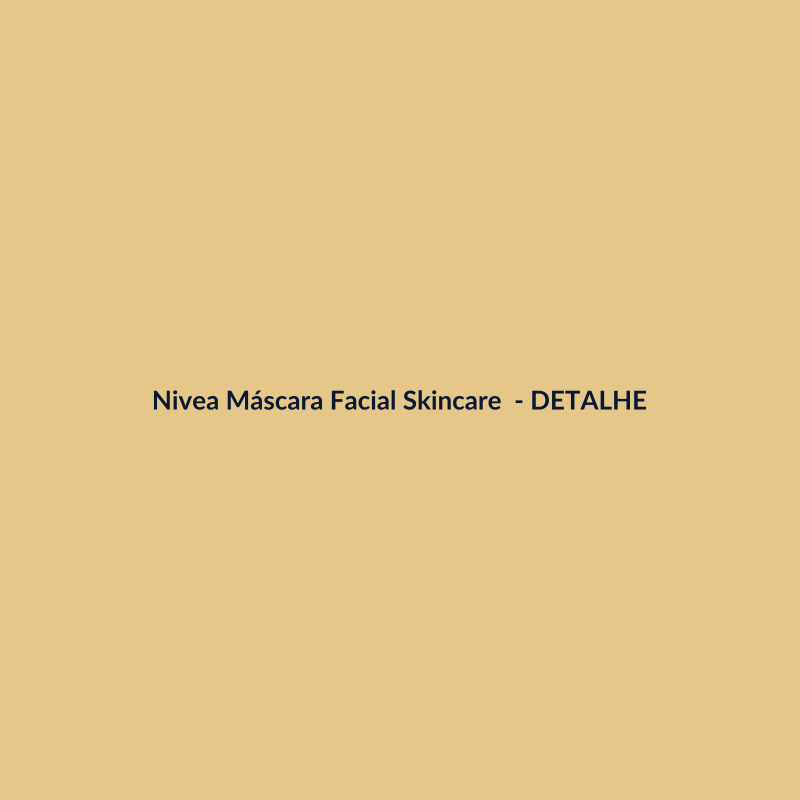 Nivea Máscara Facial Skincare 100ml - imagem 3