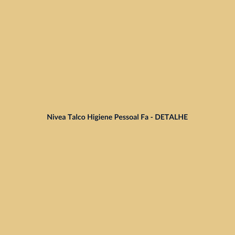 Nivea Talco Higiene Pessoal Farmácia 150ml - imagem 3