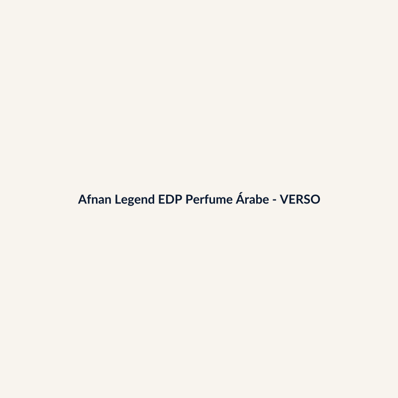 Afnan Legend EDP Perfume Árabe 400ml - imagem 2