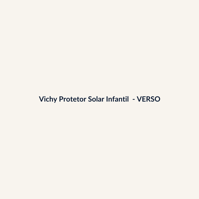 Vichy Protetor Solar Infantil FPS 60 Protetor Solar 50ml - imagem 2