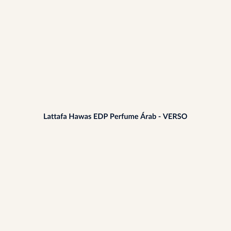 Lattafa Hawas EDP Perfume Árabe 100g - imagem 2